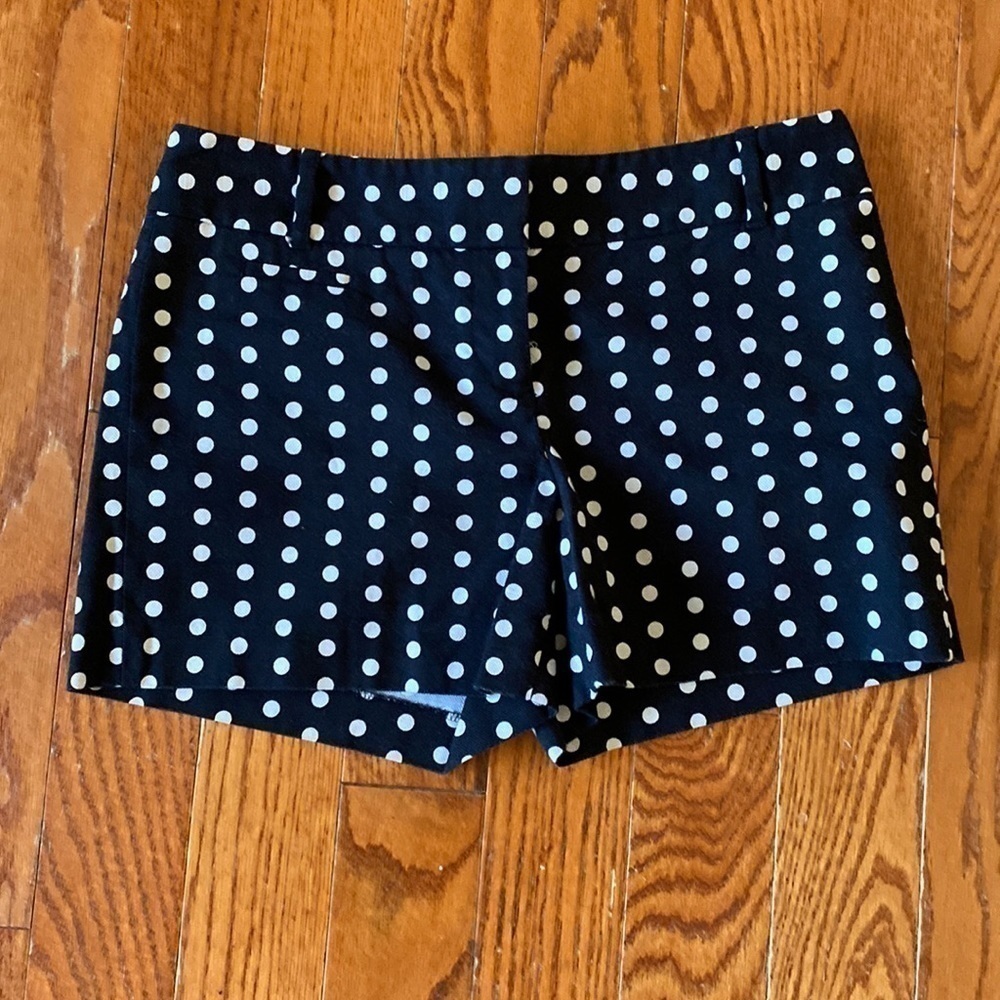 ANN Taylor Loft polka dot knit shorts size 4